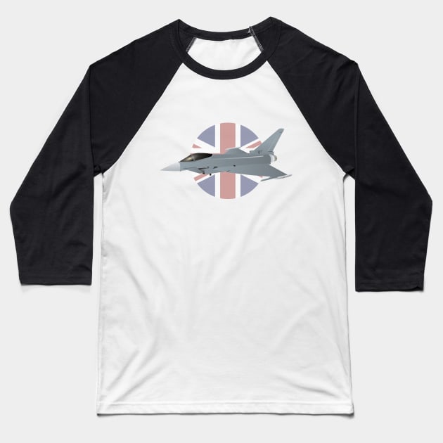 British Eurofighter Typhoon Jet Fighter Baseball T-Shirt by NorseTech